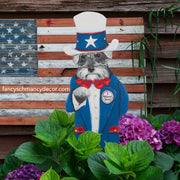 Uncle Sam Schnauzer by The Round Top Collection