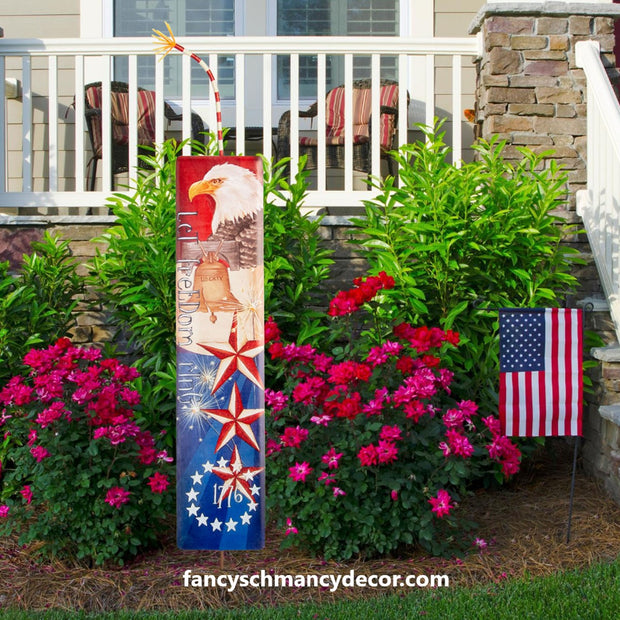 Firecracker Totem Pole by The Round Top Collection