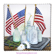 Bottled Flags Print by The Round Top Collection