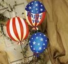 Happy 4th Balloons Large Assorted Set of 3 Stakes by The Round Top Collection A8011 - FancySchmancyDecor