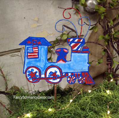 MD Anderson Hunter's Train Small Stake by The Round Top Collection A8029 - FancySchmancyDecor