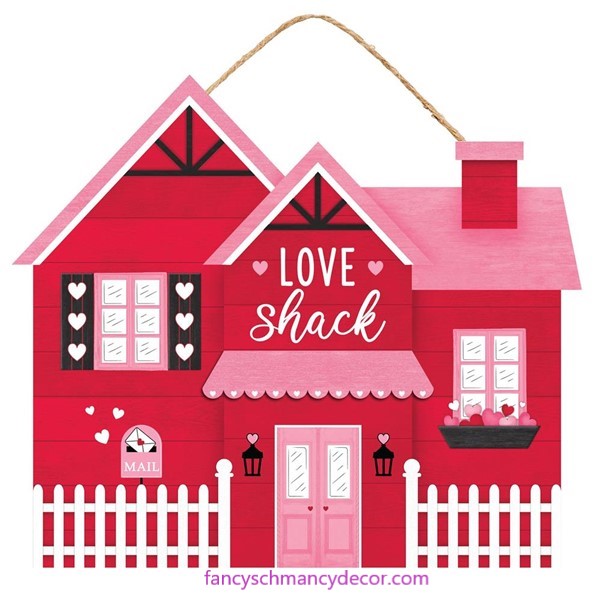 11.25"L X 9.75"H Love Shack House