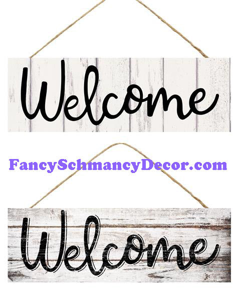 15" L X 5" H Welcome Sign