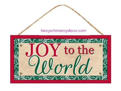 Joy to the World Sign by Craig Bachman Imports