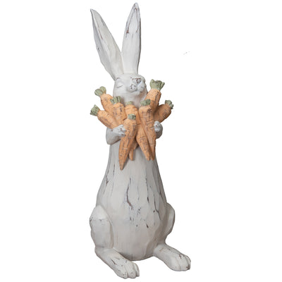 bunny holding carrots