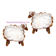 Table Top Nativity: Sheep  Set of 2 by The Round Top Collection