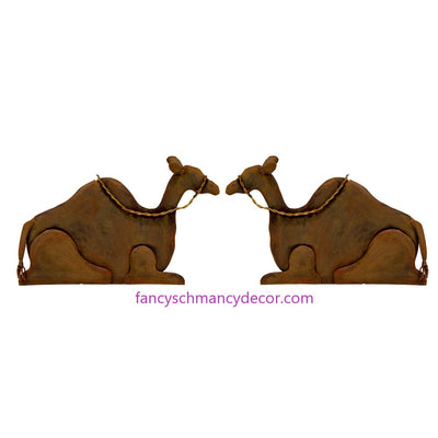 Table Top Nativity: Camels Set of 2 by The Round Top Collection