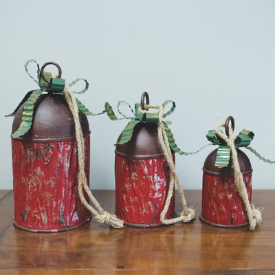 Rusty Bells Set of 3