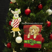 Merry Mutt Ornaments Assorted Set of 2 by The Round Top Collection