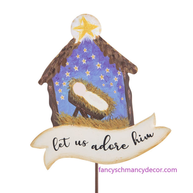 "Let Us Adore Him" Nativity by The Round Top Collection