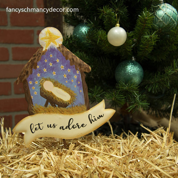 "Let Us Adore Him" Nativity by The Round Top Collection