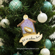"Let Us Adore Him" Ornament by The Round Top Collection