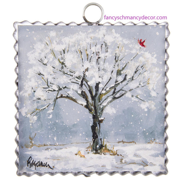 Mini Tree of the Season (Winter) Print by The Round Top Collection