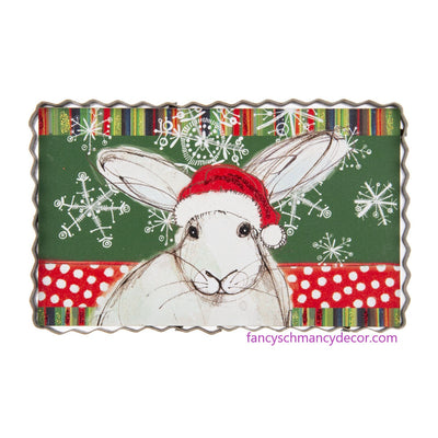 Holiday Snow Bunny Print by The Round Top Collection C20141