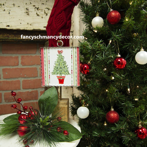 Mini Holiday Topiary Print by The Round Top Collection