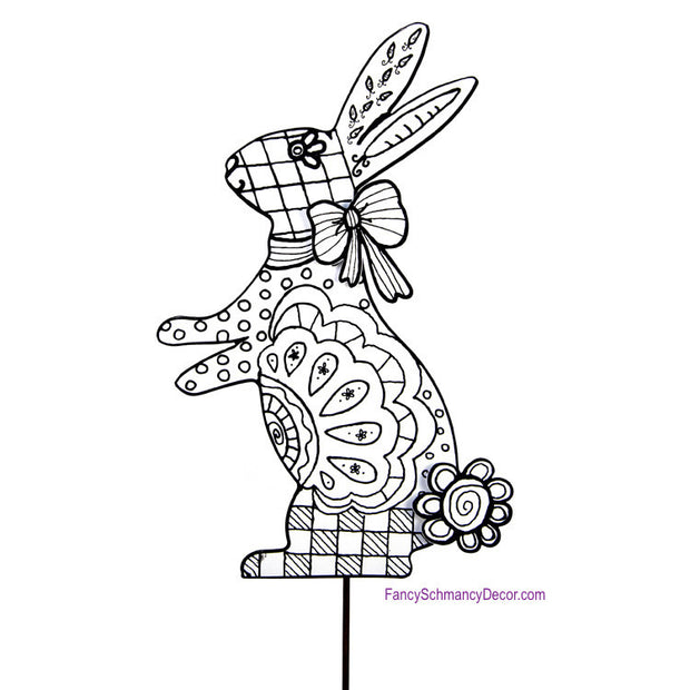 Color My Easter Rabbit Stake by The Round Top Collection E17030