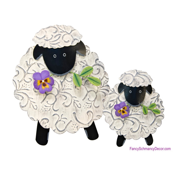 Embossed Lamb The Round Top Collection E18012