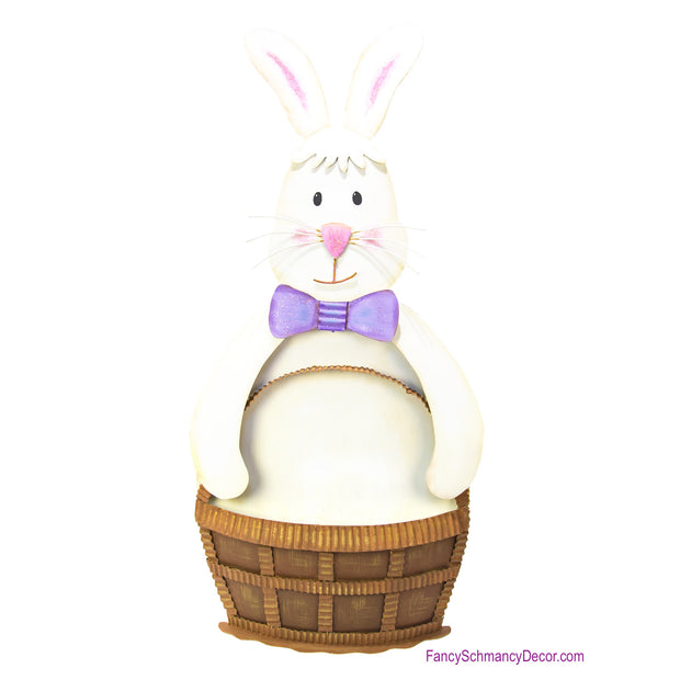 Rabbit Holding Basket Large by The Round Top Collection E18025