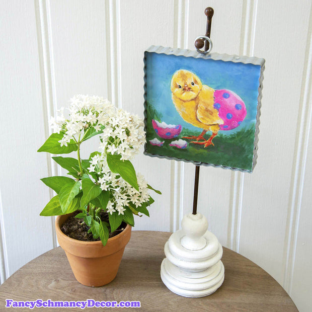Mini “I’m Stuck” Chick Print by The Round Top Collection
