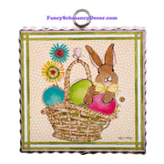 Mini Gallery Bunny Basket Print by The Round Top Collection