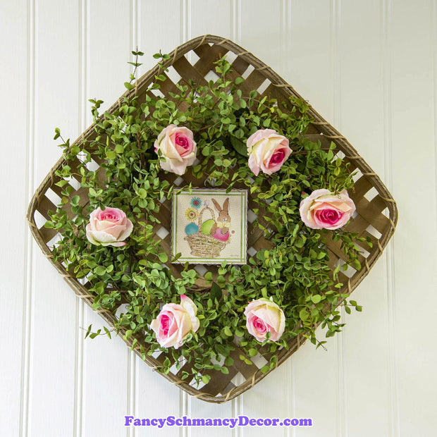 Mini Gallery Bunny Basket Print by The Round Top Collection
