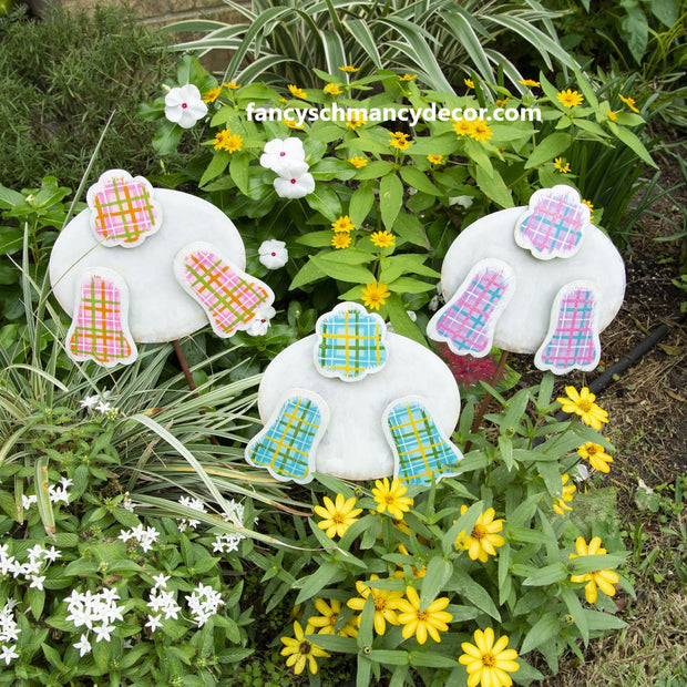 Plaid Bunny Bottoms by The Round Top Collection Assorted Set of 3