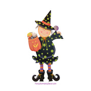 Trick or Treat Witch Kid The Round Top Collection F16073