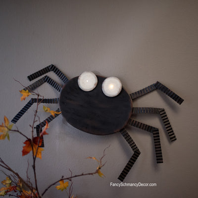 Spooky Spider Light Up by The Round Top Collection F17011