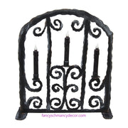 Spooky Gate Candelabra by The Round Top Collection