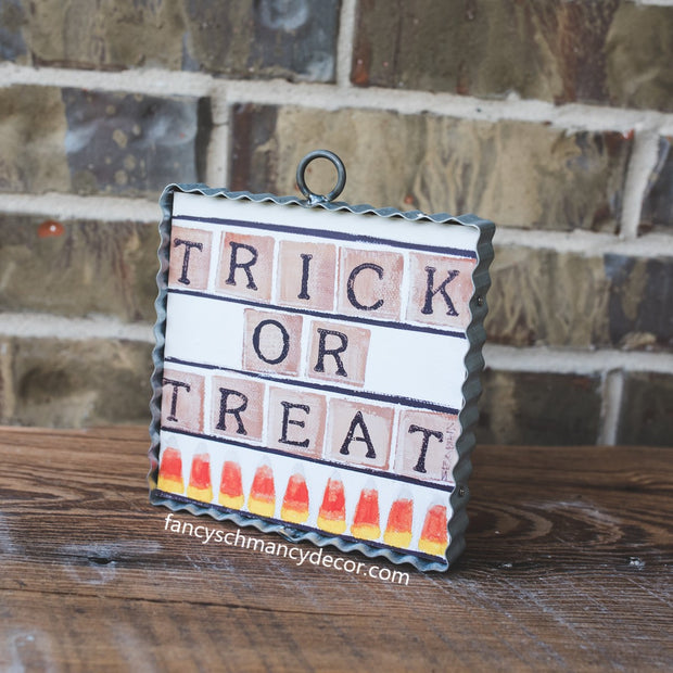 Mini Trick or Treat Candy Print by The Round Top Collection F18052