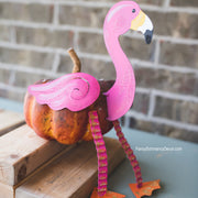 Flamingo Pumpkin Parts 5 Pieces by The Round Top Collection F18076
