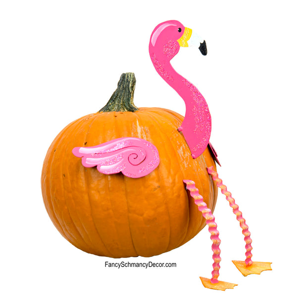 Flamingo Pumpkin Parts 5 Pieces by The Round Top Collection F18076
