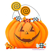 Whimsical Jack O'Lantern by The Round Top Collection F18085