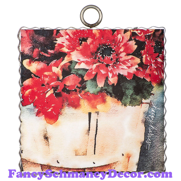 Studio Baskets of Mums by The Round Top Collection F19110