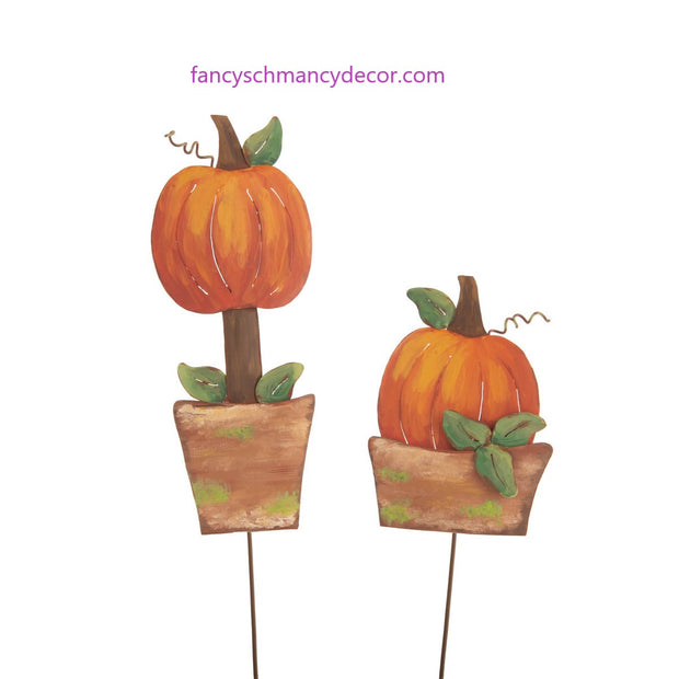 Potted Pumpkins by The Round Top Collection F20003