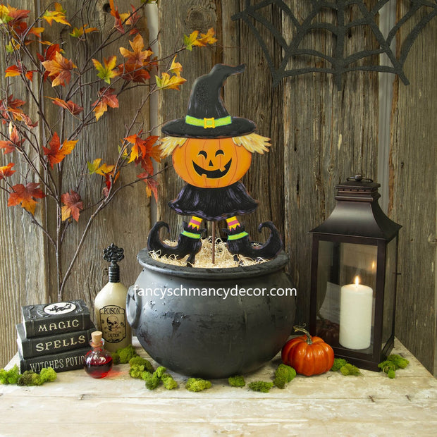 Pumpkin Head Witch by The Round Top Collection F20035
