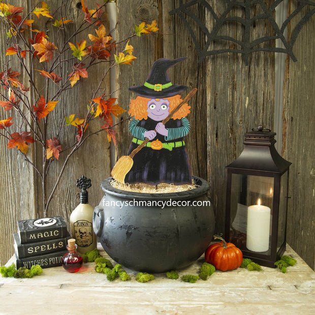 Trick or Treat Witch Kid by The Round Top Collection