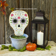 Day of the Dead Skull by The Round Top Collection
