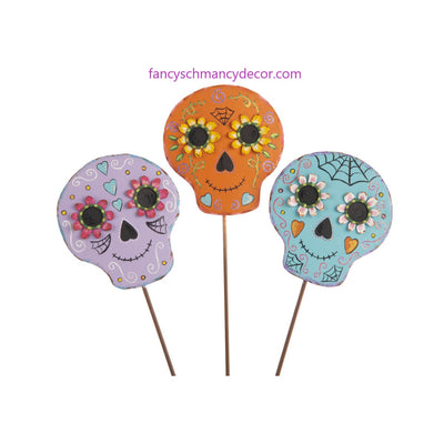 Day of the Dead Skulls by The Round Top Collection