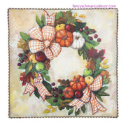 Harvest Wreath Print by The Round Top Collection