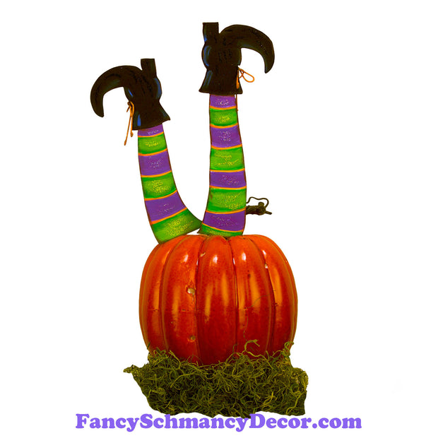 Witch Leg Pumpkin Parts S/2 by The Round Top Collection F19034