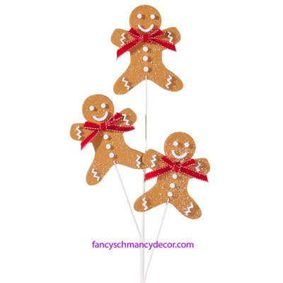 Gingerbread Man Spray by RAZ Imports