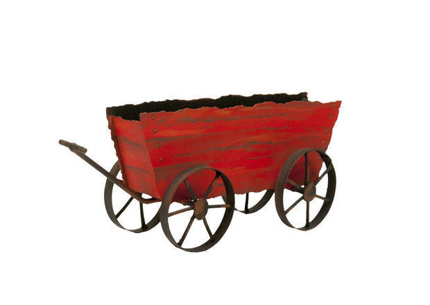 Red Hay Wagon by The Round Top Collection Y9034 - FancySchmancyDecor