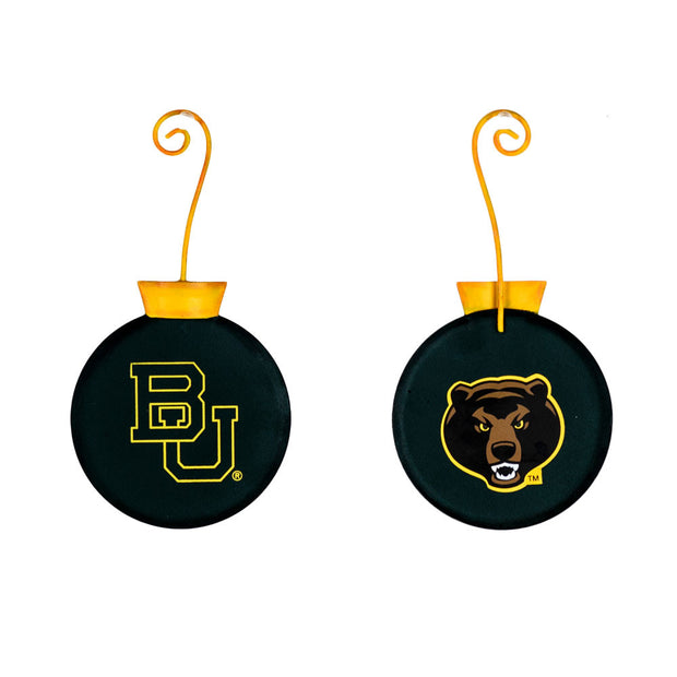 GY205-BU NCAA Baylor University School Ornament The Round Top Collection - FancySchmancyDecor