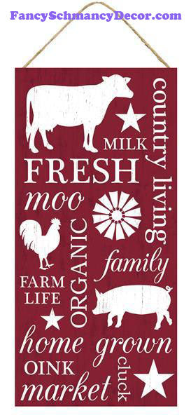 12.5" Farm Collage Sign