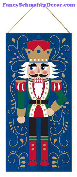 12.5" H X 6" L Nutcracker W/Hand On Hip Sign