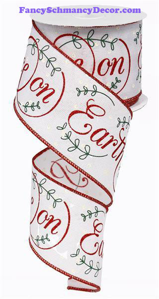 2.5"X10yd Peace On Earth On Royal