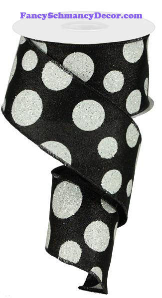 2.5"X10yd Giant Polka Dots