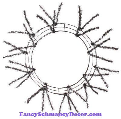 20"Wire,30"Oad-Pencil Work Black Pencil Wreath