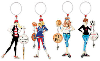 Sports Mom Wine Charm and Magnet - FancySchmancyDecor
